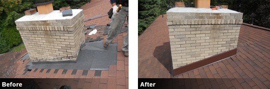 Roof Repair Before and After