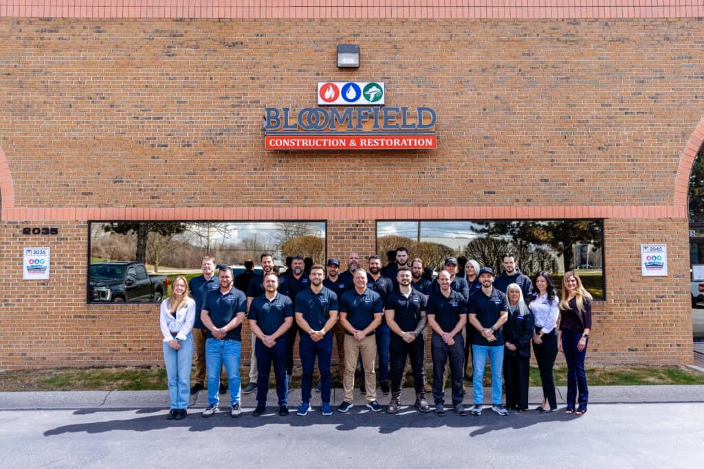 Bloomfield Construction and restoration 2024 Team Photo